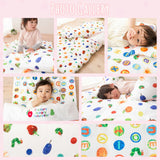 ベビー布団7点セット はらぺこあおむし 日本製 （掛け布団・ハニカム敷き布団・フリース敷き布団・枕・掛け布団カバー・フィットカバー・ピローケース）