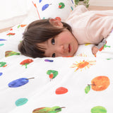 ベビー布団7点セット はらぺこあおむし 日本製 （掛け布団・ハニカム敷き布団・フリース敷き布団・枕・掛け布団カバー・フィットカバー・ピローケース）