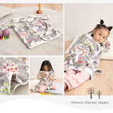 2WAY 袖付きスリーパー カバーオール 袖あり 0～5歳 子供 赤ちゃん キッズスリーパー ベビースリーパー 着る毛布 低ホルムアルデヒド 防寒対策 寝冷え防止