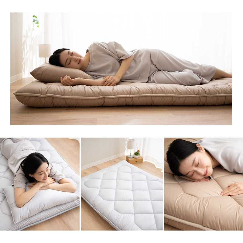 極厚敷き布団 セミダブル 日本製 抗菌 防臭 防ダニ 【エムールカラー