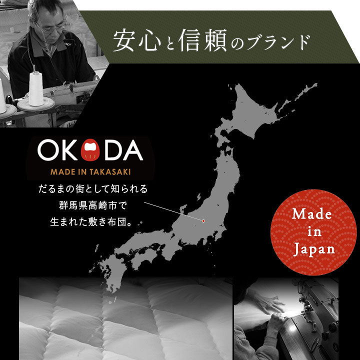 ◆まだ◆腰をしっかり支えるバランス敷き布団 シングルサイズ 日本製