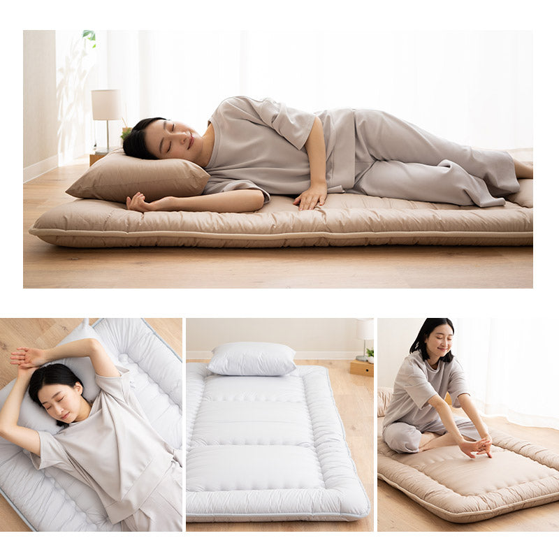 軽量敷き布団 ダブル 日本製 抗菌 防臭 防ダニ 【エムールカラー