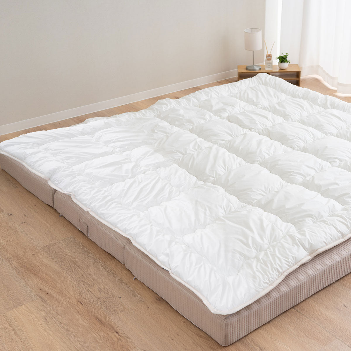 極厚 敷きパッド ワイドキング 幅240cm ファミリーマットレス専用
