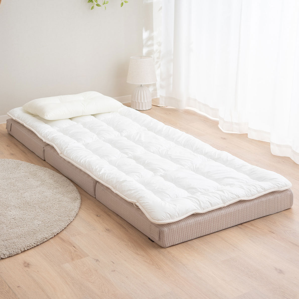 ファミリーマットレス専用 極厚 敷きパッド セミシングル 幅80cm