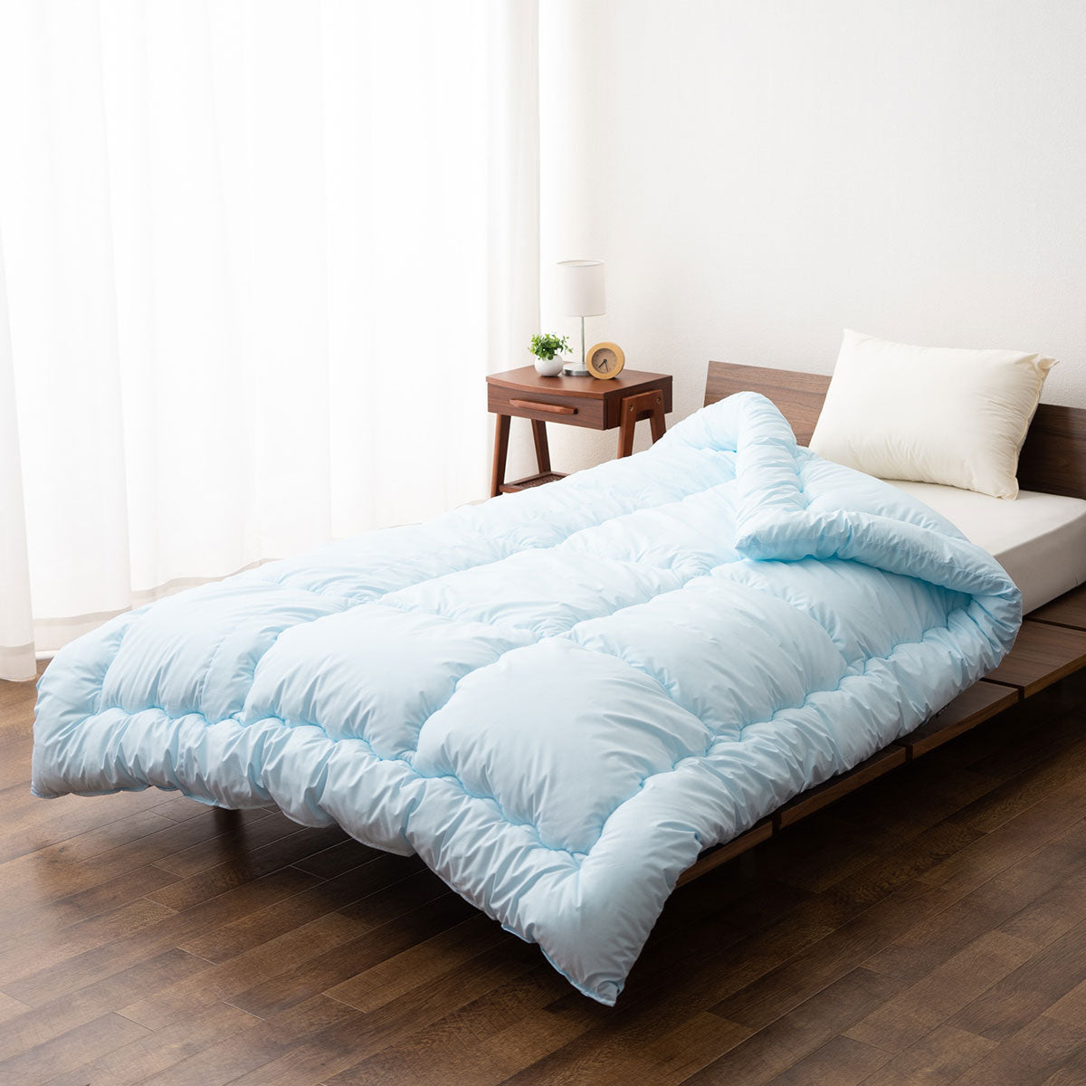 掛け布団 セミダブル わた入り 日本製 【ぜんぶ洗える】 │ 布団・家具