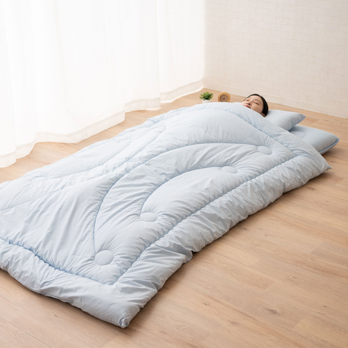 布団セット シングル 2セット掛け布団 敷き布団 抗菌 防臭 テイジン 新品 texet001_171d