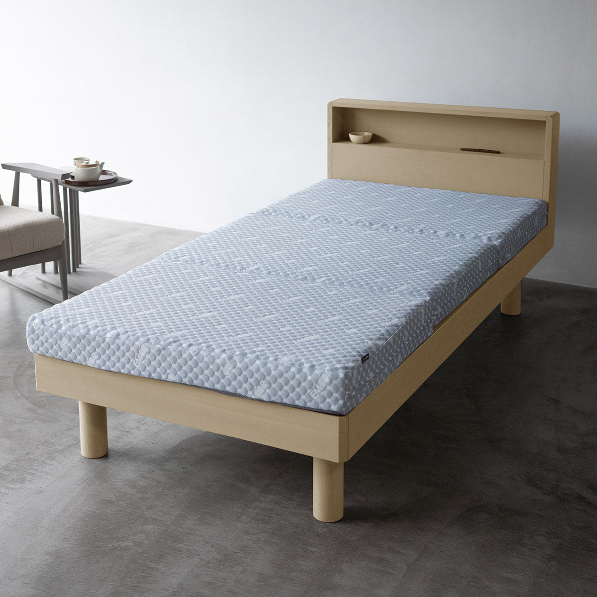 honoページ門松★早期予約品★85cm 畳ベッド マットレス 2点セット ダブル ジャストフレーム