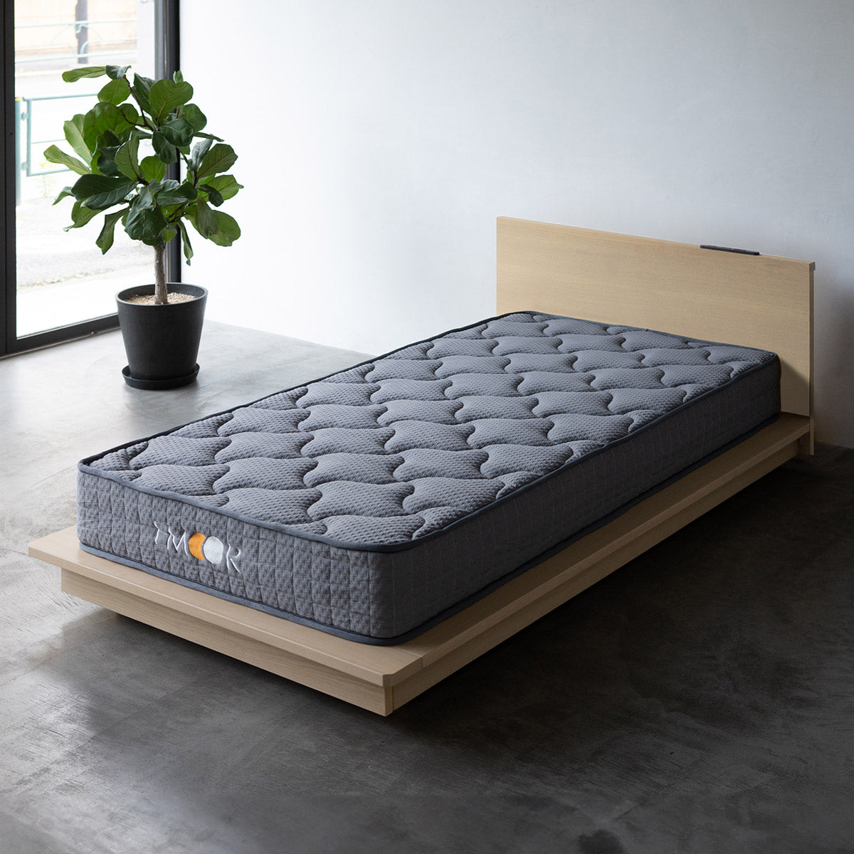 畳ベッド マットレス 2点セット ダブル ステージフレーム フラット