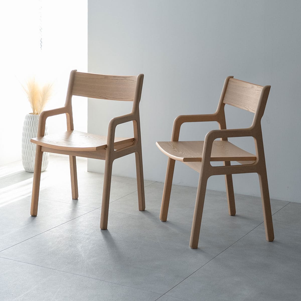 ダイニングチェア 2脚セット 肘掛け付き ハイチェア デスクチェア 食卓