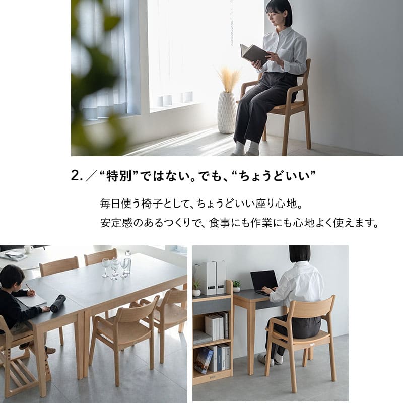 ダイニングチェア 2脚セット 肘掛け付き ハイチェア デスクチェア 食卓