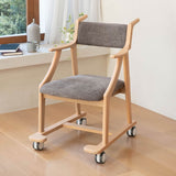 食を楽しむための椅子 みのり サポート ダイニングチェア 高座椅子 すぐに使える完成品 食事 軽休息 肘掛け付き キャスター付き 介護 介助 ブラウン 母の日 父の日 敬老の日 ギフト 誕生日 プレゼント 一人掛け コンパクト 軽量　青山ショールーム体験可