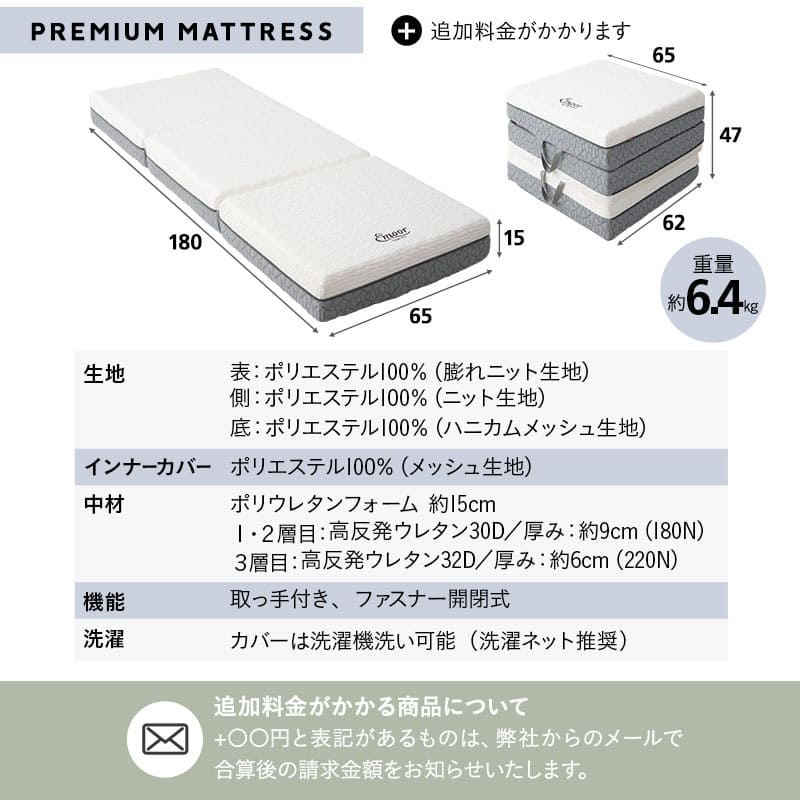 すのこベッド 3つ折りマットレス 2点セット 幅65cm コンパクトショートサイズ 完成品 横揺れ防止 安全ロック付き アシスト機能付き キャスター付き 折りたたみベッド ベッドフレーム コンパクトマットレス ごろ寝 子供用 狭小住宅 来客用 避難用