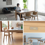 ダイニングテーブル 食卓テーブル 幅135cm 長方形 角型 4人掛け 単品 木製 ハイテーブル 食卓用 リビング ダイニング 食事 ワーク 作業 PC リビング学習 勉強 学習 宿題 入学準備 入園準備 集いのダイニング クラット