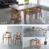 ダイニング7点セット ダイニングセット 幅180cm 5人掛け 長方形 角型 ダイニングテーブル ダイニングチェア キッズデスク キッズチェア 食卓用 高さ調節可能 引き出し付き リビング ダイニング 入学準備 入園準備 食事 リビング学習 勉強 学習 宿題 お片付け 暮らしのはじまり クラット