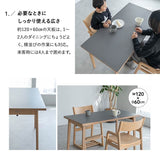 フォルディテーブル ダイニングテーブル 食卓テーブル 幅120cm 折りたたみ 長方形 角型 2人掛け 単品 木製 折りたたみテーブル デスク ハイテーブル 食卓用 リビング ダイニング 食事 ワーク 作業 PC リビング学習 勉強 学習 宿題 ふたりの暮らし クラット