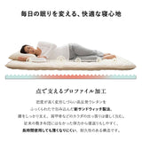 エムールの「ダニを通さない」日本製布団 敷き布団 敷布団 シングル 体圧分散 抗菌・防臭・防ダニ 3層 高反発ウレタン 防ダニ布団 抗菌布団 ウレタン入り