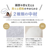 こだわり重ね枕 日本製 綿100％ 丸洗い パイプ わた 自分好みの寝姿勢に合わせる枕 変形枕 タオル枕 自分に合う枕