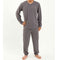 EMOOR SLEEP WEAR スリープウェア リカバリーウェア パジャマ ロングスリーブ ロングパンツ  MEN メンズ M L ネイビー グレー 上下セット