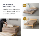 3D構造体 三つ折りマットレス 3D-MAT-PREMIUM プレミアム 折りたたみ 高反発 ファイバー 丸洗い可 通気性抜群 寝返りサポート ベッドパッド内蔵