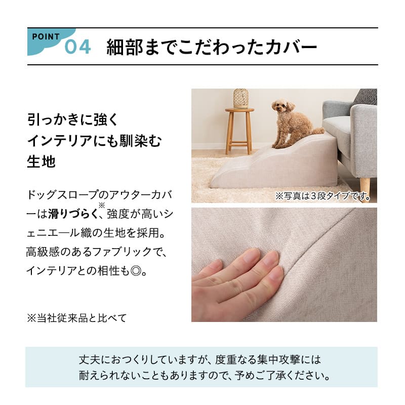 ドッグスロープ 3段 4段 スロープ ステップ 犬 ペット用 階段 踏み台
