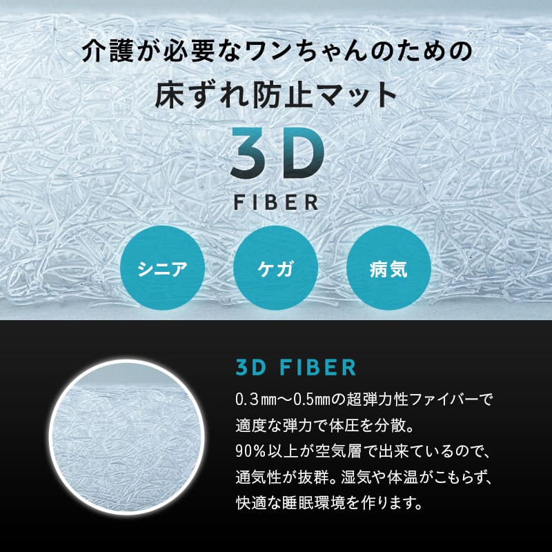 犬用 猫用 介護用マット ロングサイズ ペット用 マットレス 床ずれ防止