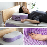 バウンシーピロー 39×64cm ハイブリット 2層構造 高反発ウレタン TPEジェル 低反発枕 低反発まくら 高さ調節シート付き まくらカバー付き