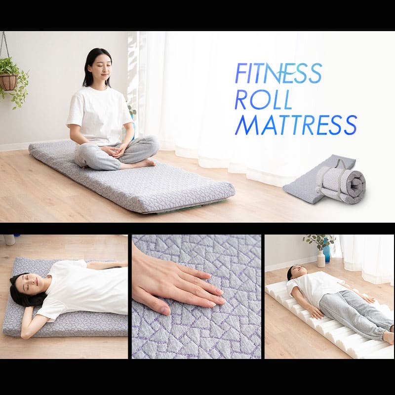 ロールマットレス 65×180 コンパクトショート 折りたたみ ごろ寝