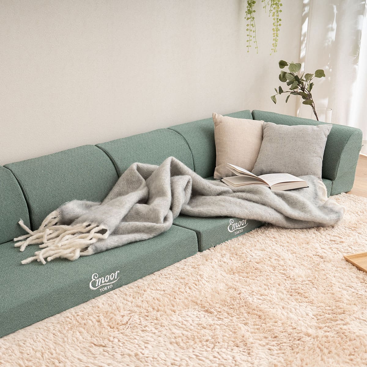 値下げ　リクライニング　フロアソファ リクライニング フロアソファ 1シーター ブラウン | 無印良品