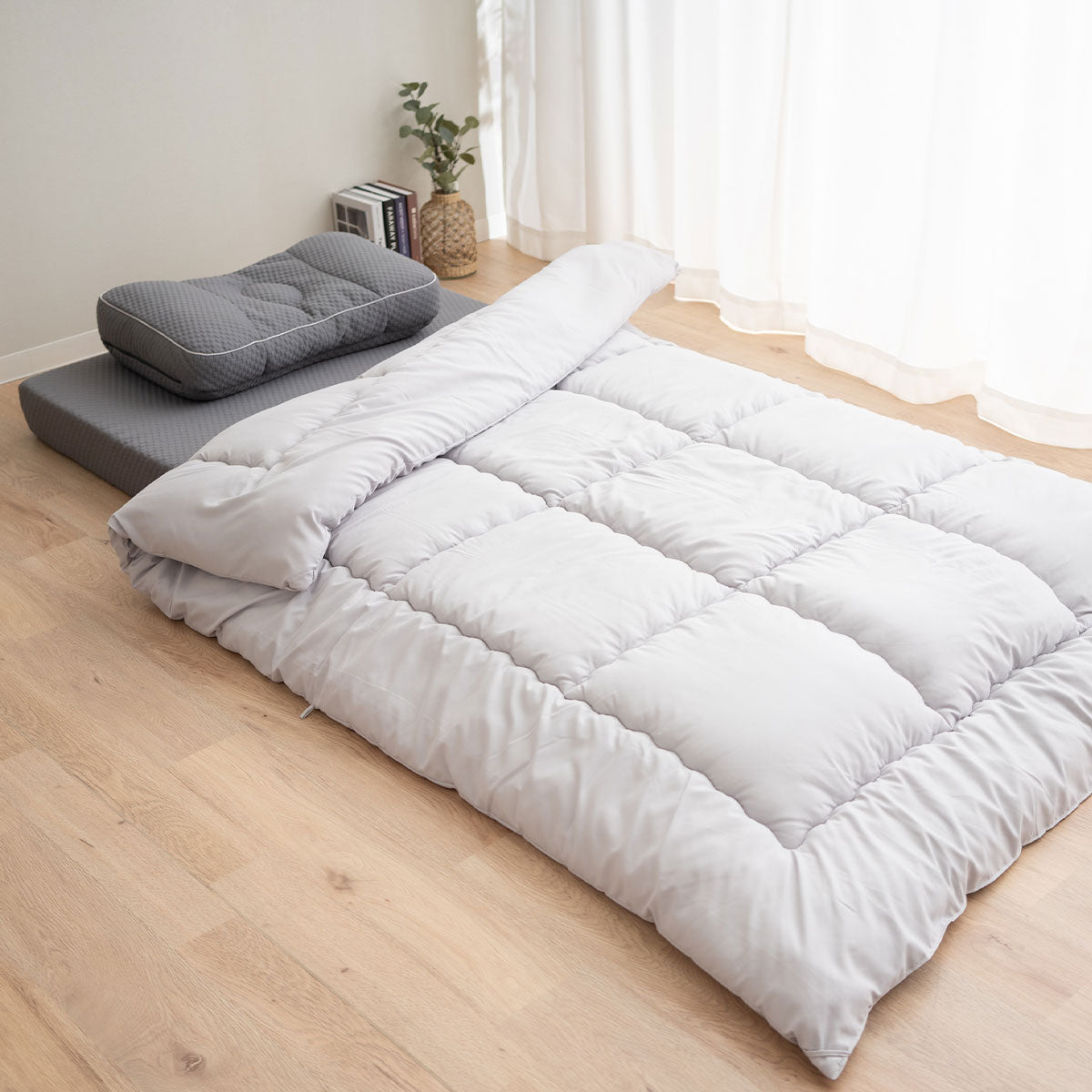 EMOOR GRAND】 布団3点セット シングル 抗菌 防臭 防ダニ 極厚 高機能