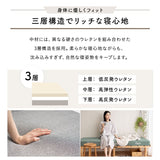 フロアクッションにもなる ごろ寝マットレス  幅65cm コンパクト ショート プレイマット 分割 ジョイント 3層ウレタン 極厚12cm 青山ショールーム体験可