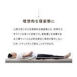 フロアクッションにもなる ごろ寝マットレス  幅65cm コンパクトショート プレイマット 分割 ジョイント 3層ウレタン 極厚12cm