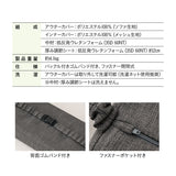 椅子に座るときの首と腰のための枕 椅子用クッション 首枕 腰枕 ヘッドレスト ネックピロー ランバーサポート 腰当て 背当て 固定バンド付き