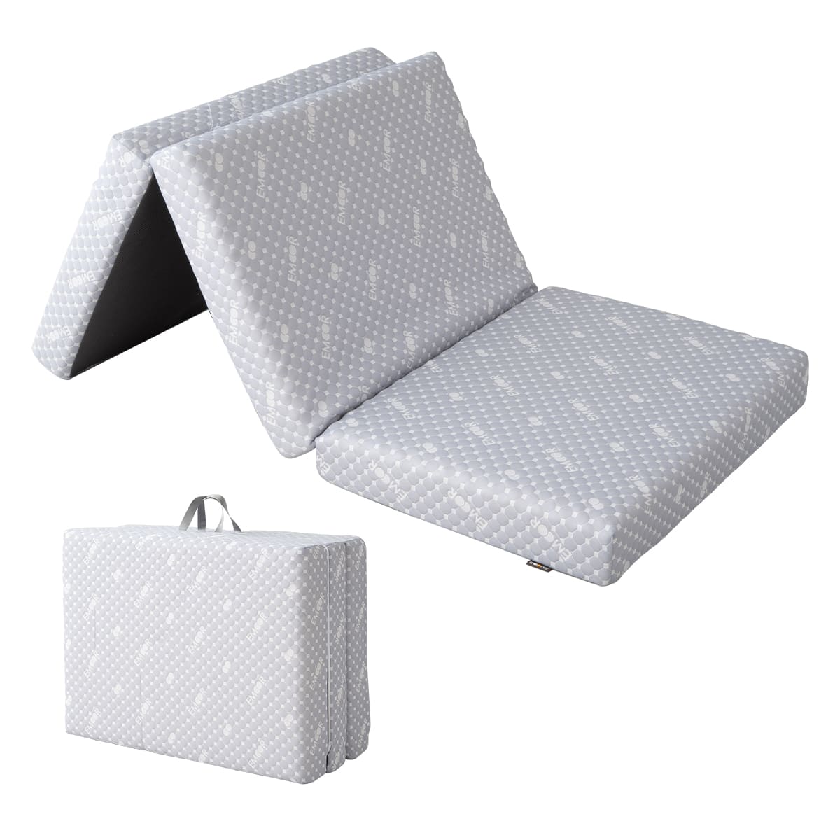 3つ折りマットレス 折りたたみマットレス コンパクトマットレス 幅65cm