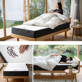 ミレニアム ノンコイルマットレス シングル 極厚 厚み20cm 厚め 寝具 マット millennium ウレタン 3層構造 寝返り 高反発 高密度 軽量 滑り止め加工 メッシュインナー ホワイト 白