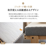 敷いたまま折りたためる 折りたたみベッド専用 マットレス シングルサイズ 2層構造 極厚 滑り止め加工 変則3つ折り形状 ショールーム体験可
