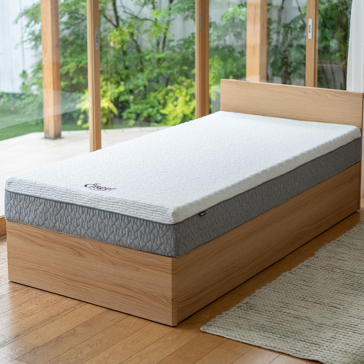 EMOOR PREMIUM MATTRESS プレミアムマットレス シングル セミダブル ダブル フラットタイプ 一枚もの 極厚 20cm 高反発ウレタン 3層構造