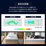 EMOOR PREMIUM MATTRESS プレミアムマットレス シングル セミダブル ダブル フラットタイプ 一枚もの 極厚 20cm 高反発ウレタン 3層構造
