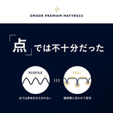 プレミアムマットレス コンパクトサイズ 幅65cm 極厚 最厚 15cm 高反発ウレタン 3層構造 三つ折り 3つ折り 折りたたみ コンパクトマットレス ごろ寝