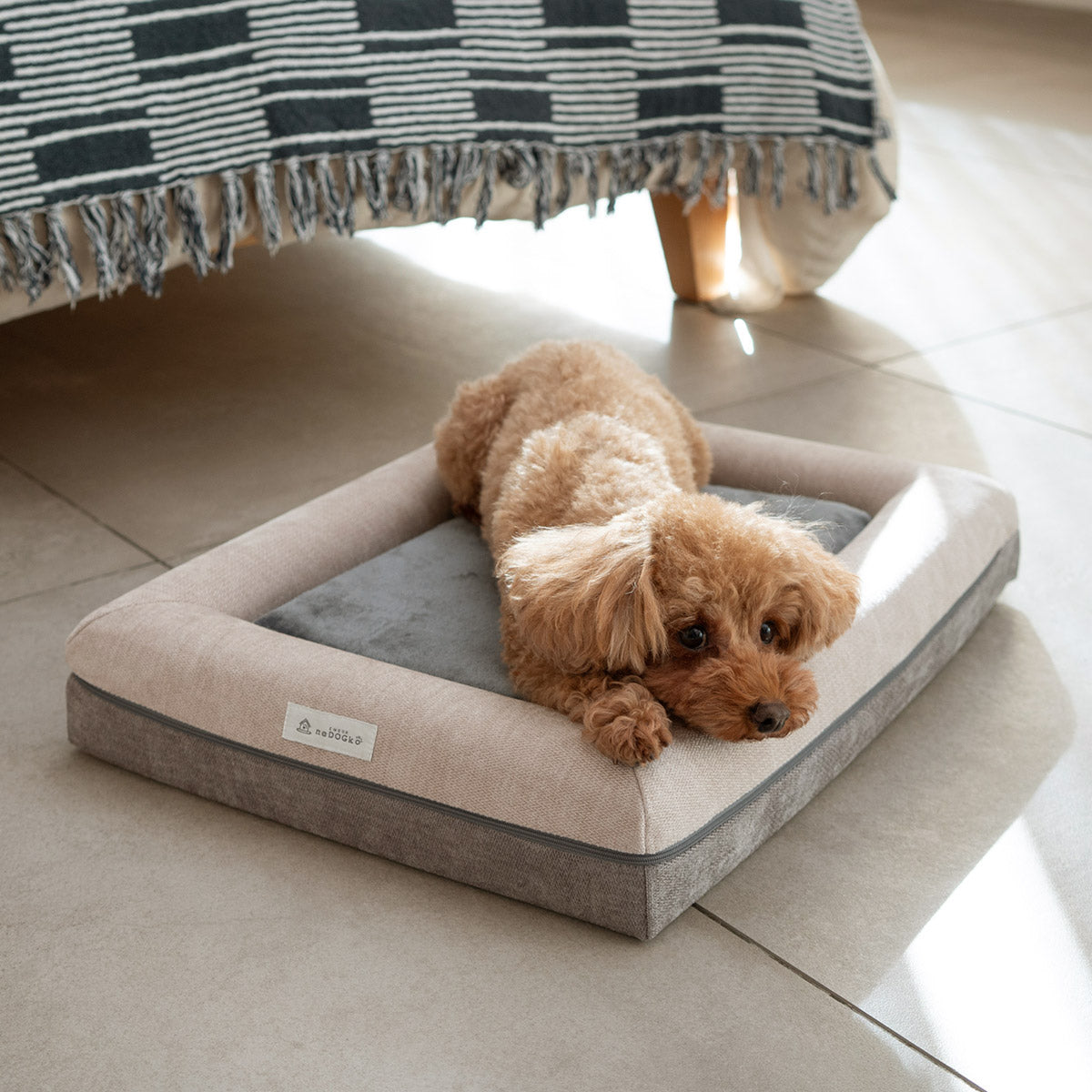 プレミアム ドッグマットレス Sサイズ ペット用 体圧分散 3D構造