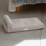 愛犬専用 体圧分散 プレミアム ドッグ マットレス 枕が 動かせる 低床 ロー ペットベッド カドラー 洗える まくら あご乗せ