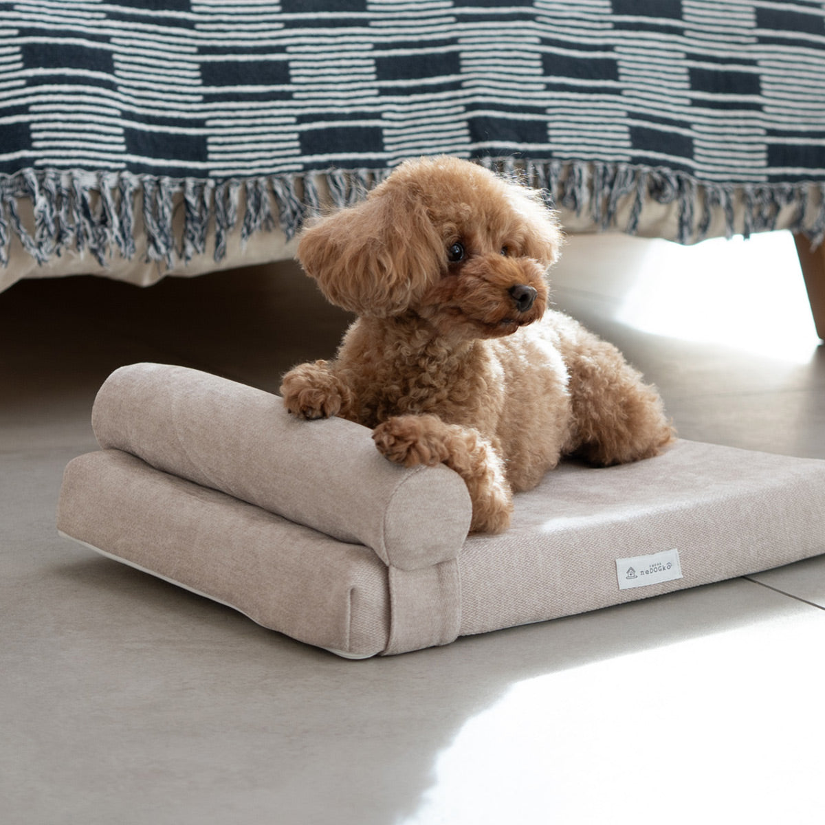 愛犬専用 体圧分散 プレミアム ドッグ マットレス 枕が 動かせる 低床