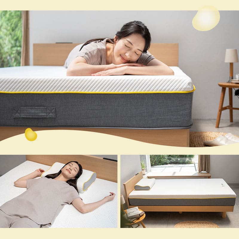 REMONマットレス α アルファ シングルサイズ 極厚 22cm 3層構造 低ホルムアルデヒド 高反発ウレタン 取っ手付き