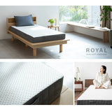 ロイヤルマットレス シングルサイズ 高弾性 ノンコイルマットレス 極厚 15cm 高反発 ウレタン 2層構造 寝返りサポート ホテルマットレス