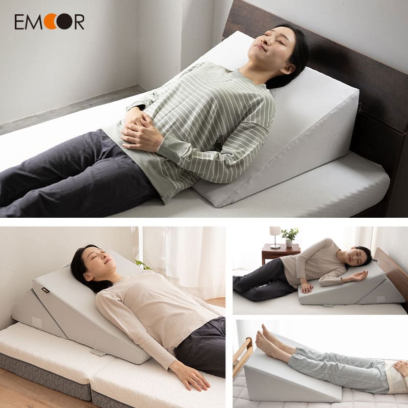 傾き寝枕 傾斜枕 三角枕 なだらか枕 足枕 三角クッション 背もたれ