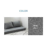 マットレス用カバー＆まくらにもなるクッション2個セット 幅65cm コンパクトショート コンパクトマットレス専用 ごろ寝 シーツ 枕 洗い替え