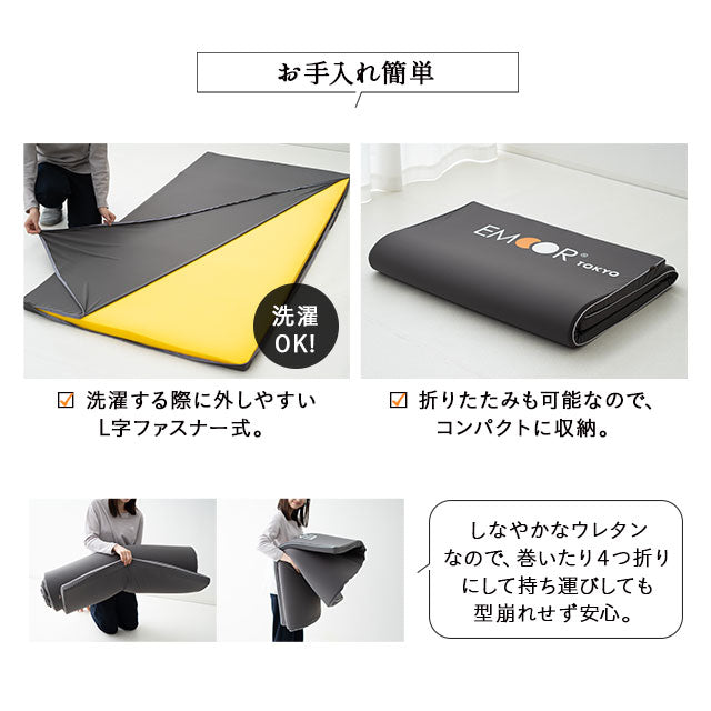 オーバーレイマットレス セミダブルサイズ 超高弾力 高密度 ハイエンドモデル お使いの寝具に敷くだけで寝心地革命