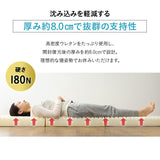 マットレス 三つ折り 丸巻き セミシングルサイズ シングルサイズ 高反発ウレタン かため 敷き布団 床対応 ベッド対応 コンパクト 省スペース
