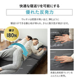 三つ折りマットレス シングルサイズ 高反発 凹凸加工 ウレタン 敷き布団 床対応 ベッド対応