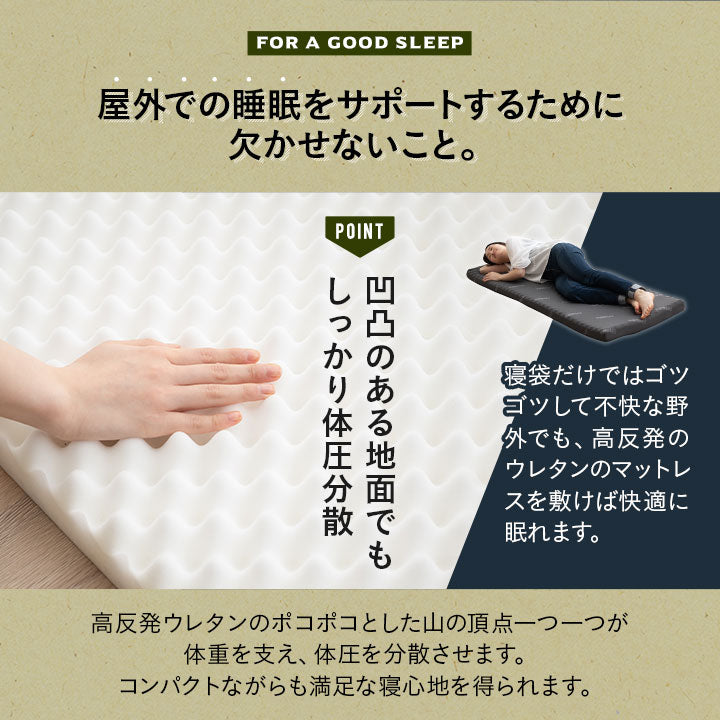 コンパクト ロール ごろ寝 マットレス 折りたたみ シングルサイズ