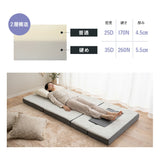 ソファにもなる トランスフォームマットレス シングル 4WAY 1台4役 変形自在 厚さ11cm 三つ折り 折りたたみ マットレス カウチ まくら付き